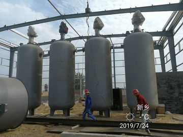 Yüksek Hızlı Sodyum Silikat Üretim Ekipmanları Islak Metod 10 Ton / Gün