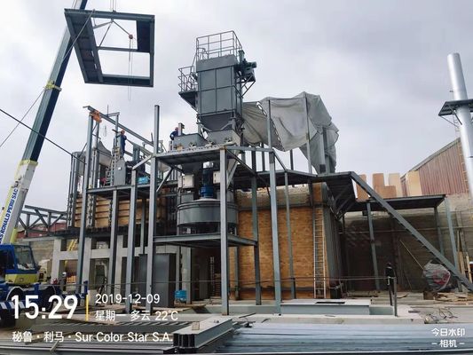 PLC Kontrol Sodyum Silikat Kurutma Fırını / Sodyum Silikat Üretim Tesisi